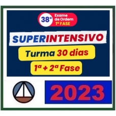 1ª e 2ª Fases OAB XXXVIII 38º -  Superintensivo - 30 Dias (CERS 2023) (Ordem dos Advogados do Brasil)